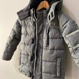 Little Boys Weatherproof Puffer Hooded Coat